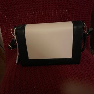 Lovely cream with black Cross body purse